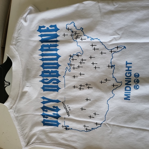 Midnight Studios MADMAN SLEEVELESS T-SHIRT - WHITE sz-L - Picture 5 of 6